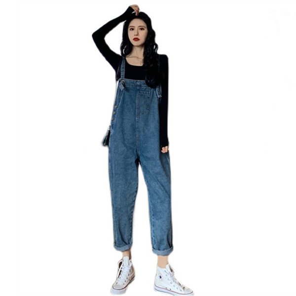Νέο μοντέλο γυναικεία ολόσωμη φόρμα  τζιν με τιράντες