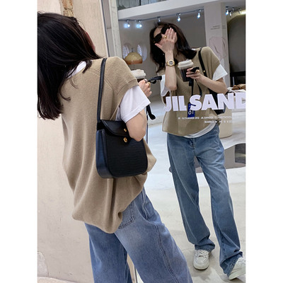 Női kismama farmernadrág zsebbel