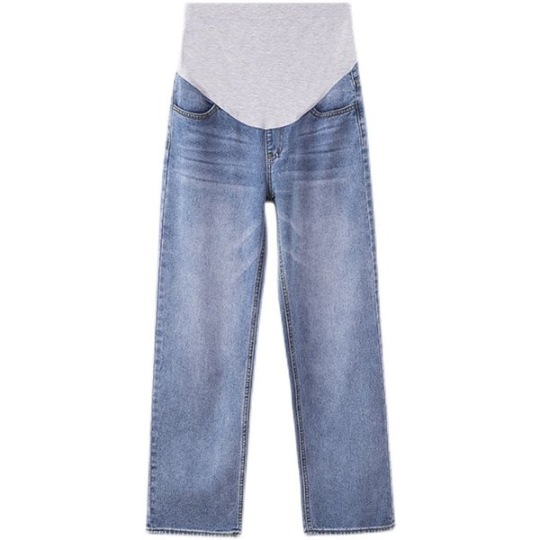 Női kismama farmernadrág zsebbel