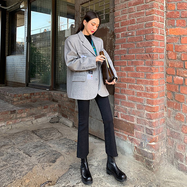 Traperice za trudnice s visokim strukom - ravni casual model