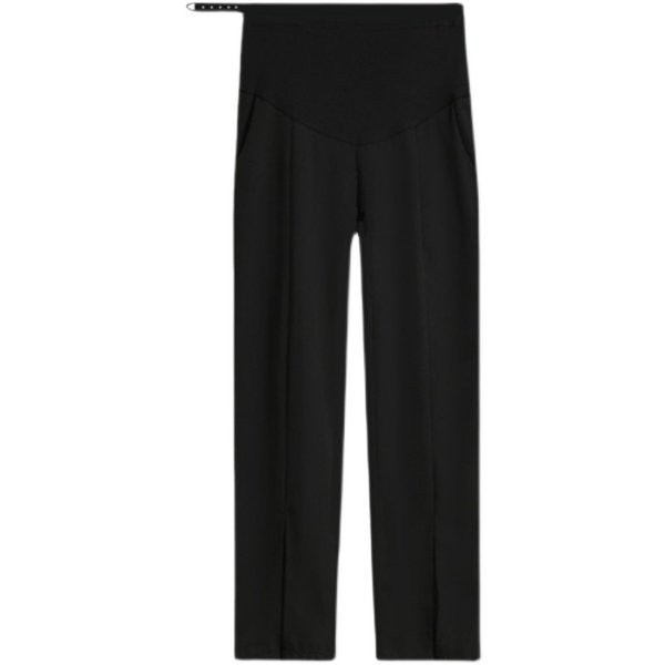 Tavaszi-őszi kismamanadrág hasítékkal