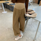 Széles szárú nadrág terhes nők számára