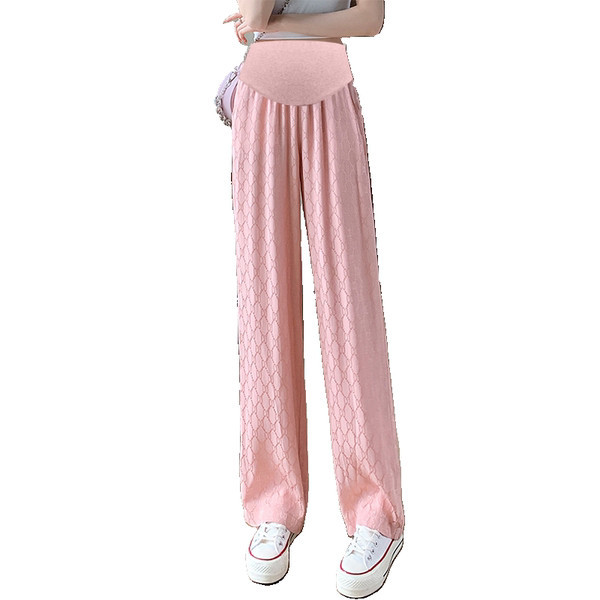 Μακρύ γυναικείο παντελόνι εγκυμοσύνης με εκτεταμένο λάστιχο