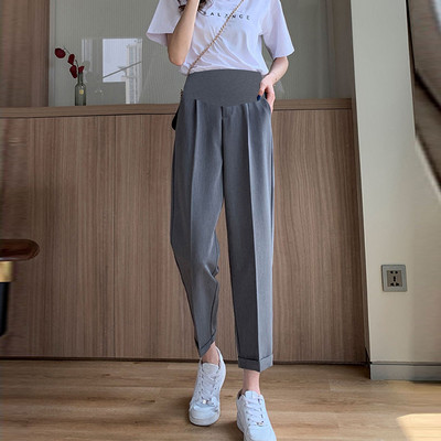 Ženske trudničke hlače s džepovima