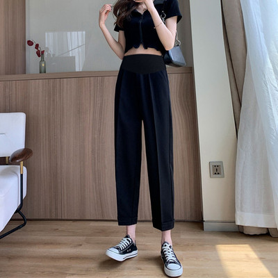 Ženske trudničke hlače s džepovima