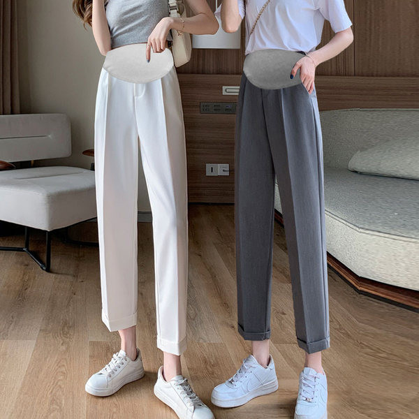 Ženske trudničke hlače s džepovima