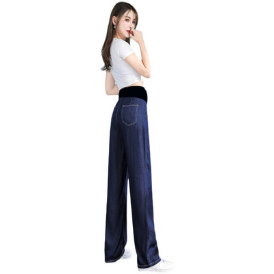 Широк модел панталон за бременни жени