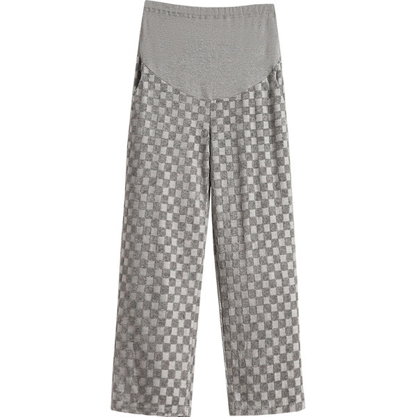 Γυναικείο μακρύ παντελόνι για εγκύους με ψηλόμεσο - χαλαρό αθλητικό μοντέλο