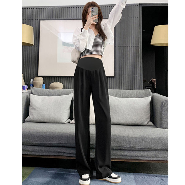 Skraćeni model ženskih hlača za trudnice