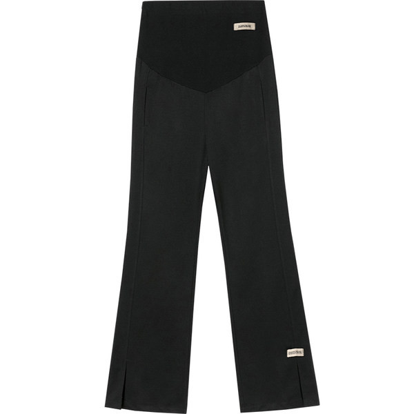 Ίσιο παντελόνι εγκυμοσύνης σε μαύρο χρώμα