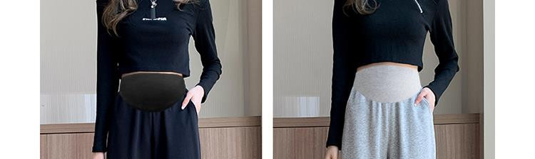 Casual sportske hlače za trudnice s gumicom