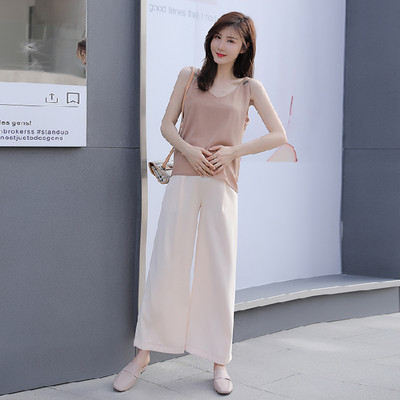 Női magas derekú kismamanadrág - bő minta