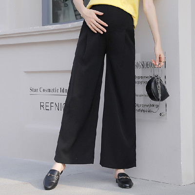 Női magas derekú kismamanadrág - bő minta