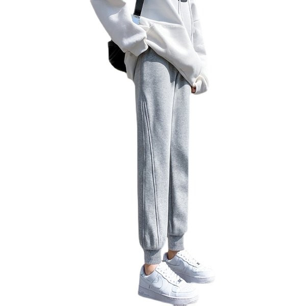 Дамски дълги панталони за бременни жени - спортен модел с висока талия