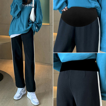 Дамски спортен панталон за бременни жени - с висока талия и джоб