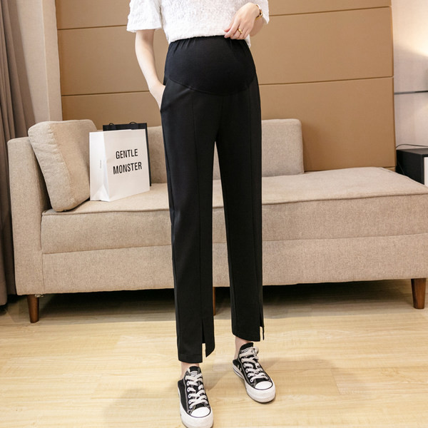 Elegáns fekete kismamanadrág