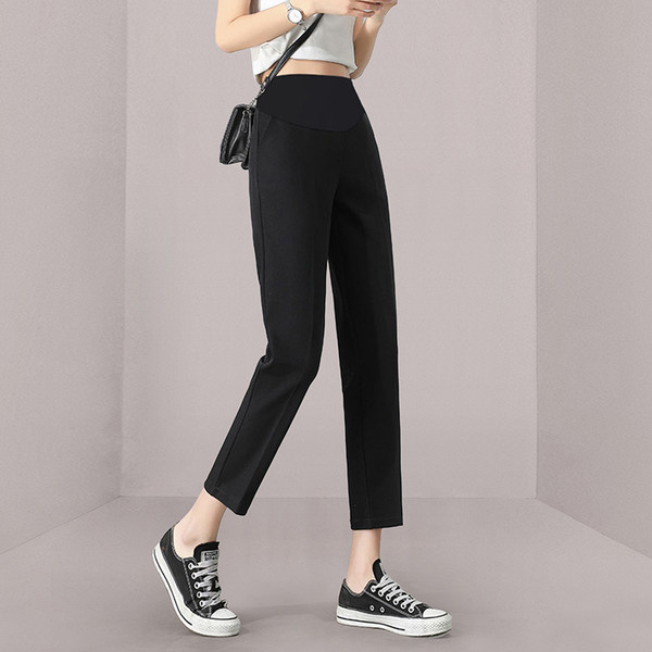 Fekete elegáns kismamanadrág