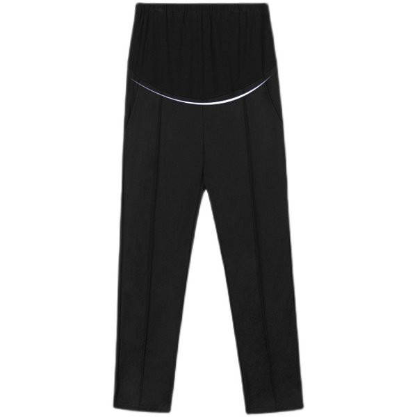 Μακρύ ίσιο παντελόνι σε μαύρο χρώμα για εγκύους