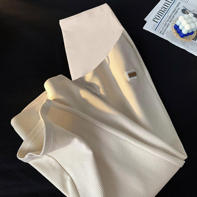 Casual παντελόνι εγκυμοσύνης με φαρδύ λάστιχο