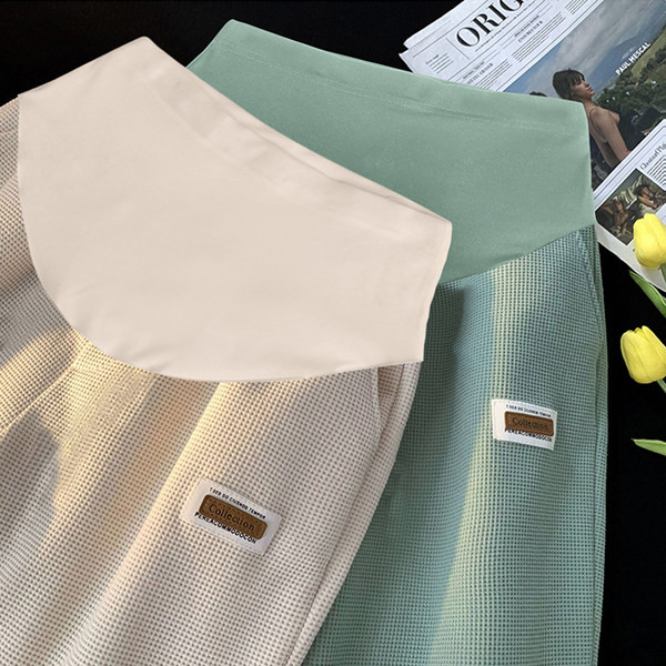 Casual παντελόνι εγκυμοσύνης με φαρδύ λάστιχο