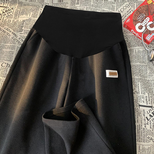 Casual παντελόνι εγκυμοσύνης με φαρδύ λάστιχο