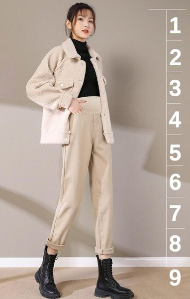 Női farmernadrág terhes nők számára