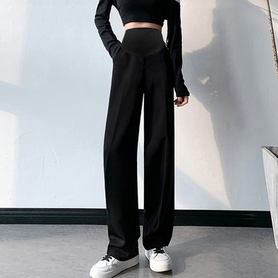 Γυναικείο Μακρύ Παντελόνι για Έγκυες  Ψηλόμεσο σε δύο χρώματα 