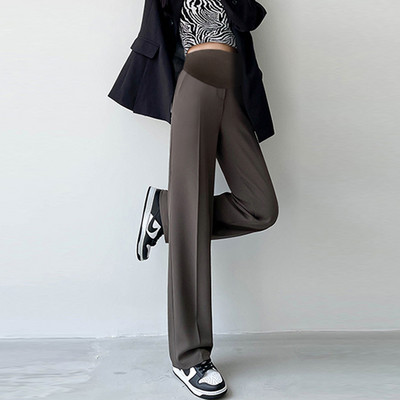 Γυναικείο Μακρύ Παντελόνι για Έγκυες  Ψηλόμεσο σε δύο χρώματα 