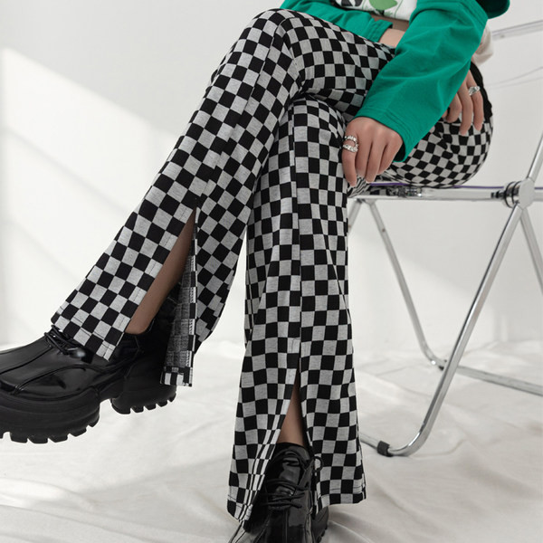 Καρό παντελόνι εγκυμοσύνης Charleston