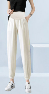 Trudničke hlače s elastikom i visokim strukom