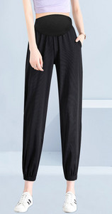 Trudničke hlače s elastikom i visokim strukom