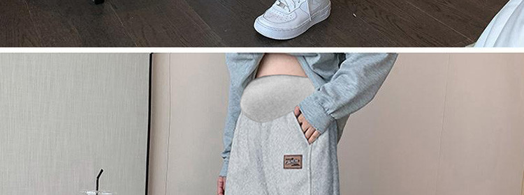 Feliratos sportnadrág terhes nőknek