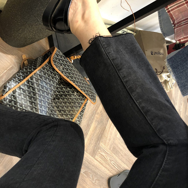 Μακρύ παντελόνι για εγκύους - ίσιο μοντέλο σε δύο χρώματα