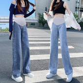 Női kismamafarmer széles modellje