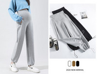 Hosszú nadrág terhes nők számára - magas derékú sportmodell