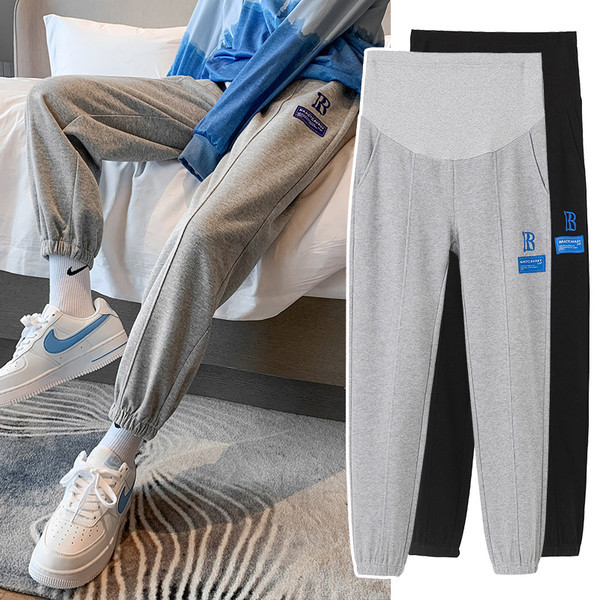 Sportnadrág terhes nőknek - magas derékkal és zsebbel