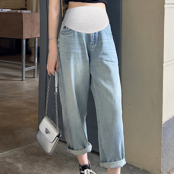 Γυναικείο παντελόνι εγκυμοσύνης  με μοτίβο 