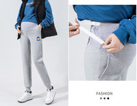 Hosszú nadrág terhes nőknek - magas derekú sportmodellel