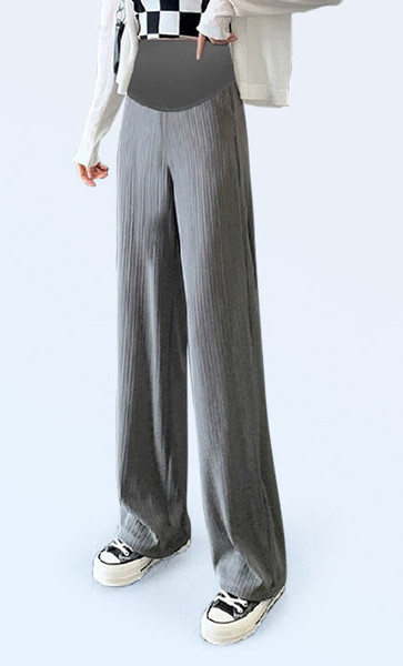 Casual ψηλόμεσο παντελόνι εγκυμοσύνης με τσέπες