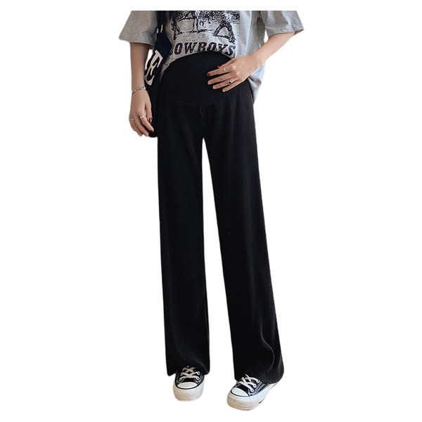 Széles, bordás kismamanadrág