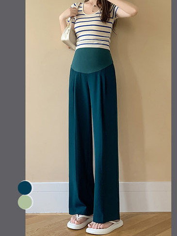 Μονόχρωμο ψηλόμεσο παντελόνι εγκυμοσύνης