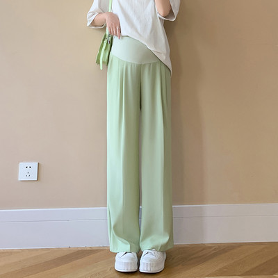 Μονόχρωμο ψηλόμεσο παντελόνι εγκυμοσύνης