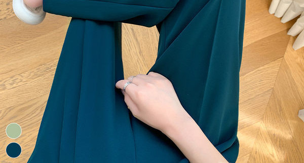 Μονόχρωμο ψηλόμεσο παντελόνι εγκυμοσύνης