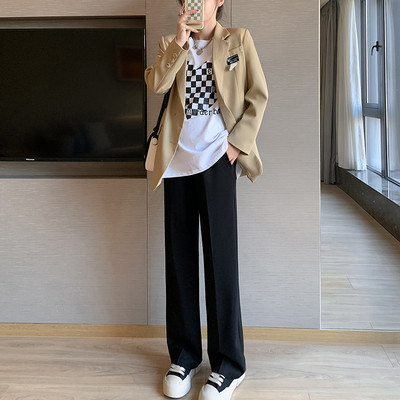 Női hosszú nadrág terhes nőknek magas derékkal - tiszta modell fekete színben