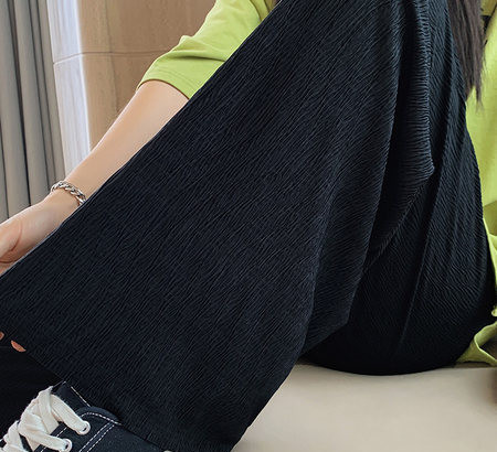 Női hosszú nadrág terhes nőknek - letisztult bő minta