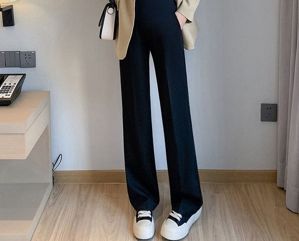 Пролетен панталон за бременни с висока талия 