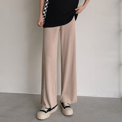 Ψηλόμεσο καλοκαιρινό παντελόνι εγκυμοσύνης με κορδόνια