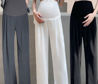 Terhes nőknek szánt sportnadrág széles szabással