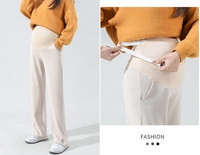 Duge hlače za trudnice sa visokim strukom - u dvije boje