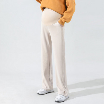 Дълъг панталон за бременни жени с висока талия - в два цвята